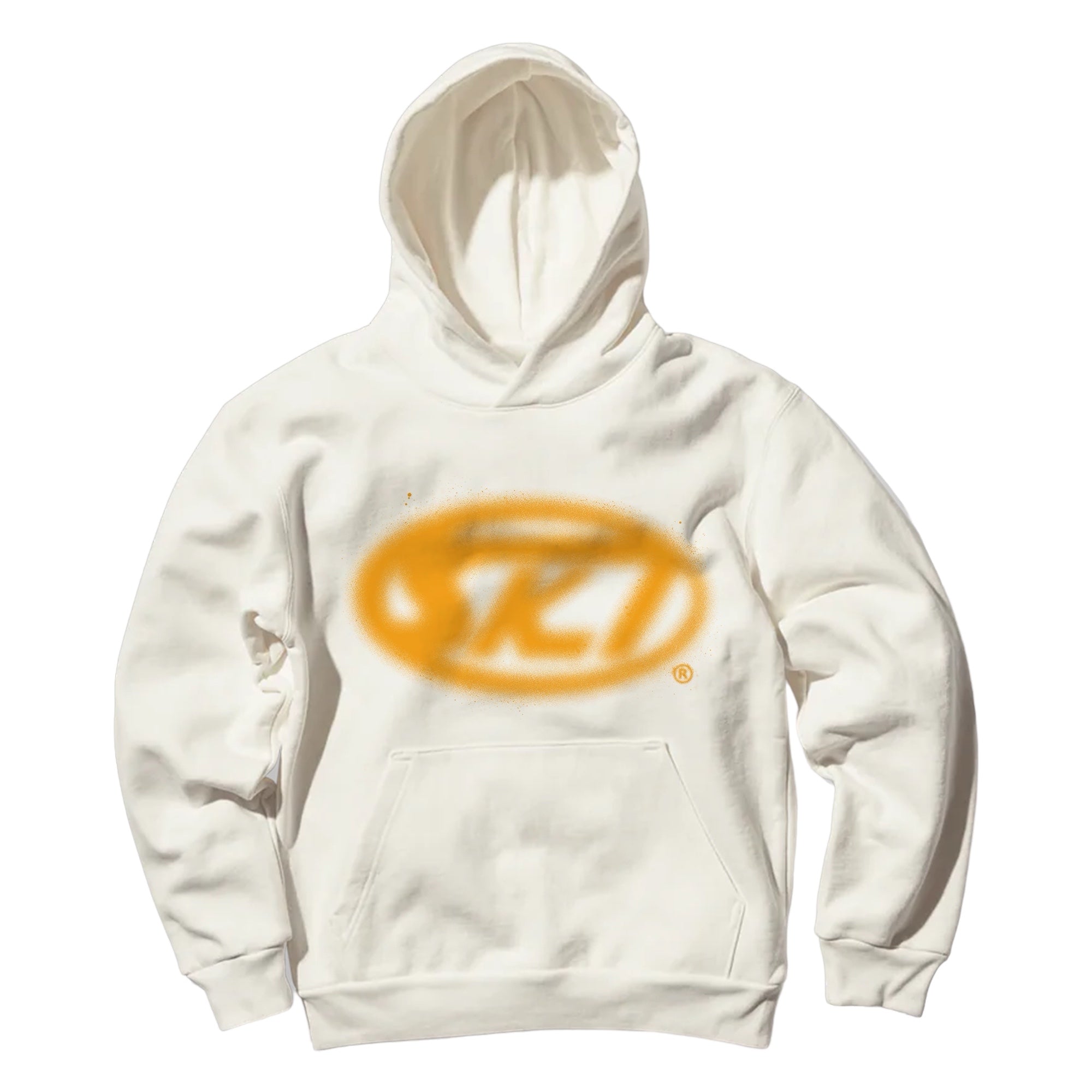 【送料&関税込】Off-White Spray-printed Hoodie OFF-WHITE Spray Graffiti Pupp Slim Hoodie White Multicolor
